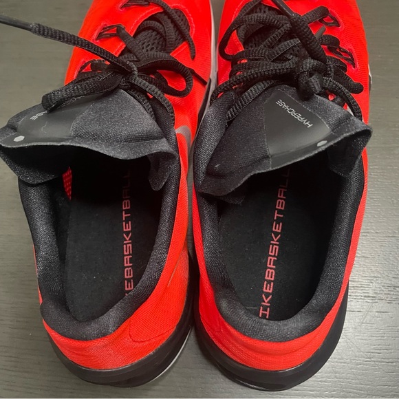 Nike Hyperchase Bright Crimson Men's Basketball Shoe Size 12 - Picture 9 of 11